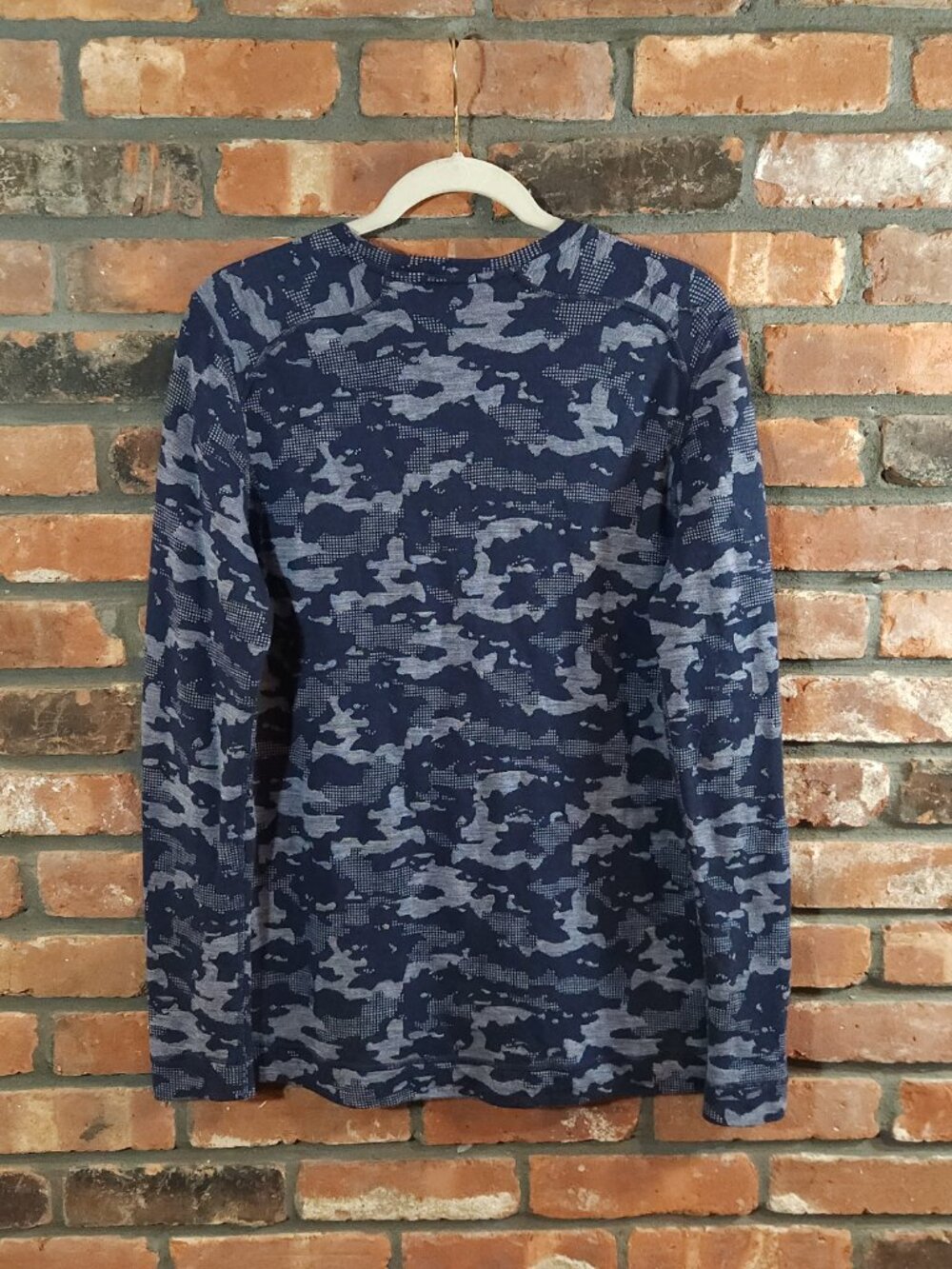 Smartwool Classic Thermal Merino Wool Camo Base Layer Crew Outdoor Women's XL - Picture 4 of 7